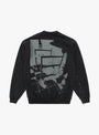 b.Eautiful x Waka Waka Soft/Hard Sweatshirt Black Edge at Couverture and The Garbstore reverse 