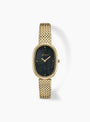 Jane Tethered Watch Gold and Black from BREDA at Couverture & The Garbstore
front 
