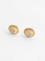 Opal Oval Earring Vermeil Isabella Etou at Couverture & The Garbstore