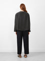 Antoine Blouse Charbon by Soeur at Couverture and The Garbstore rear profile