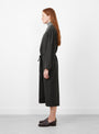 Cassandre Dress Charbon by Soeur at Couverture and The Garbstore side profile