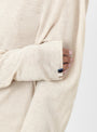 No.365 Thunder Jumper Eggshell by Extreme Cashmere at Couverture and The Garbstore close up 
