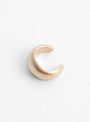 Rounded Earcuff Gold Plated by Helena Rohner at Couverture and The Garbstore womens jewellery 