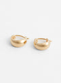 Small Hoops Gold Plated by Helena Rohner at Couverture and The Garbstore