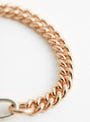 Chain With Link Bracelet Gold Plated by Helena Rohner at Couverture and The Garbstore close up 