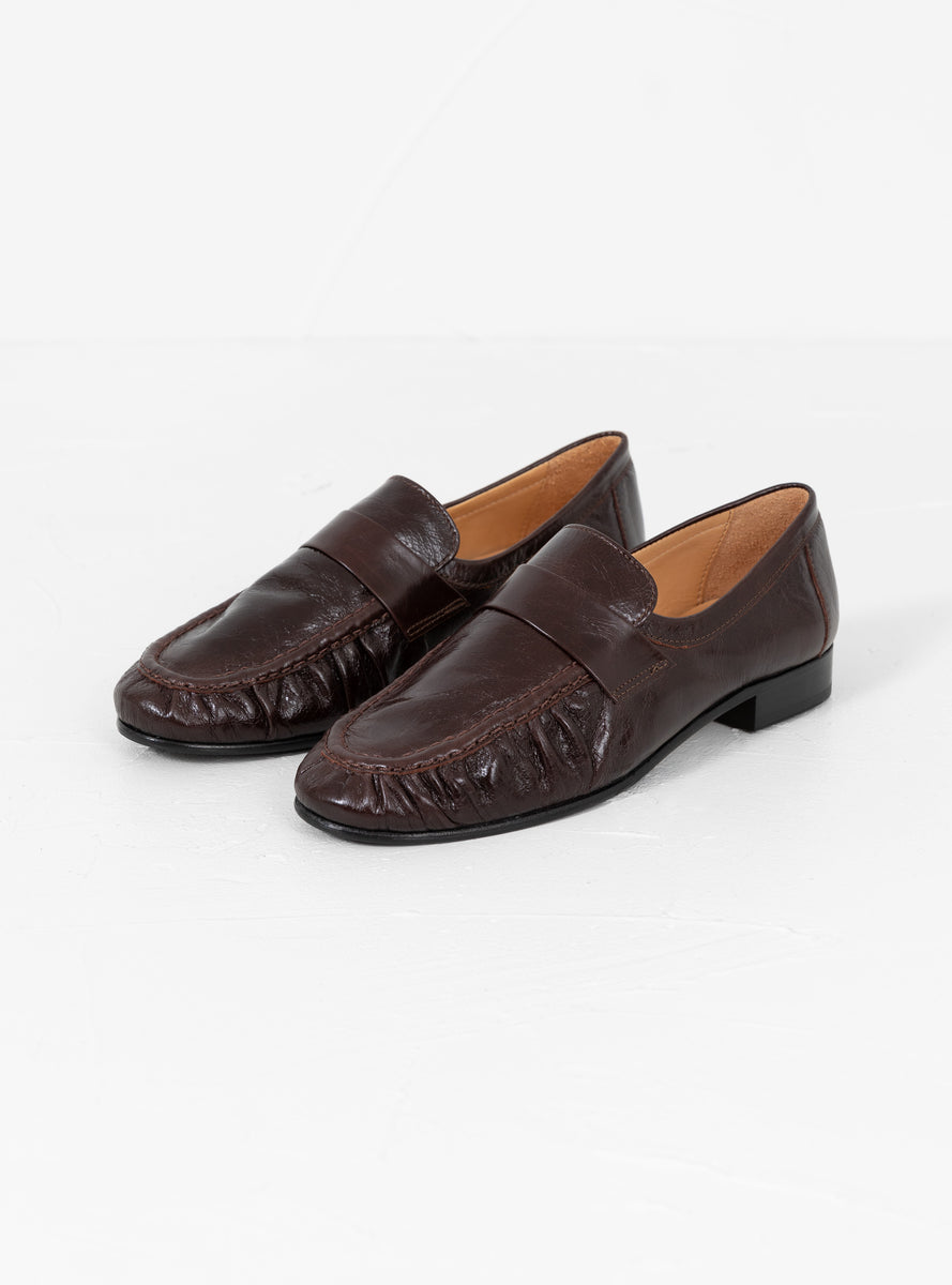 Ruched Loafer Leather Morgano by Rejina Pyo | Couverture & The