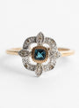 Bettina Ring London Blue Topaz by Pascale Monvoisin at Couverture and The Garbstore close up