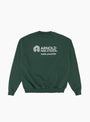 Semiconductor Multi Logo Sweatshirt Forest Green by Arnold Park Studios at Couverture and The Garbstore back graphic