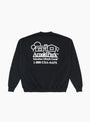 Real Estate Logo Sweatshirt Faded Black by Arnold Park Studios at Couverture and The Garbstore rear 