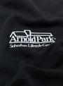 Real Estate Logo Sweatshirt Faded Black by Arnold Park Studios at Couverture and The Garbstore embroidered  