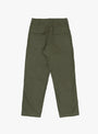 Brushed Herringbone Fatigue Pant Olive by Engineered Garments at Couverture and The Garbstore rear 