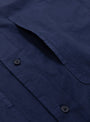 Garment-Dye Over Shirt Deep Blue by Still by Hand at Couverture and The Garbstore close up