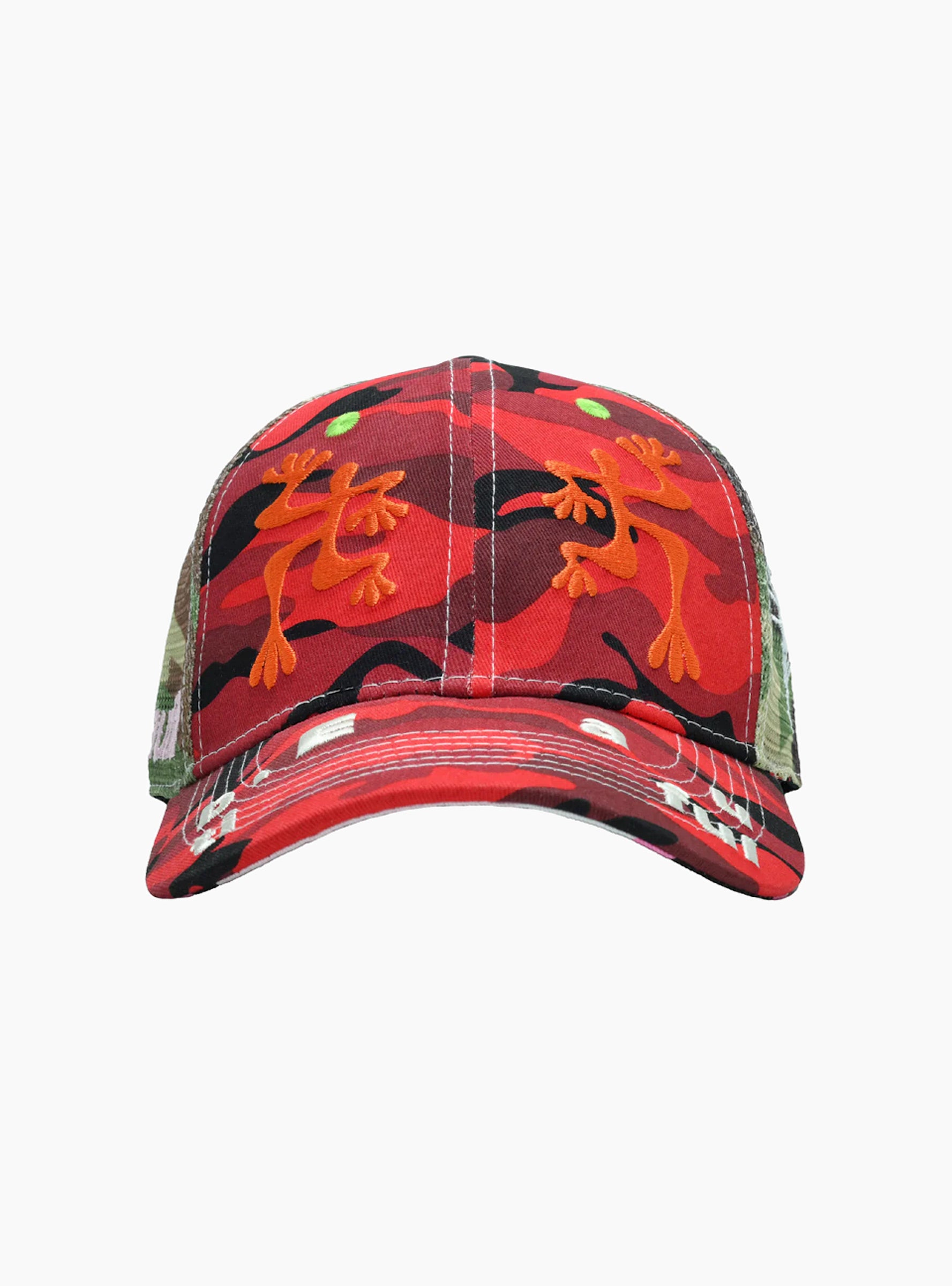 Biyu Trucker Hat Red Camo by b.Eautiful | Couverture & The Garbstore