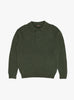 Knit Polo 9G Green by Beams Plus at Couverture and The Garbstore 
