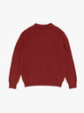 Knit Polo 9G Burgundy by Beams Plus at Couverture and The Garbstore rear shot