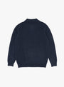 Knit Polo 9G Navy by BEAMS Plus at Couverture and The Garbstore rear shot