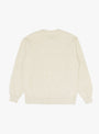 Crewneck Sweatshirt Oatmeal by BEAMS plus at Couverture and The Garbstore rear shot 