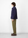 Warden Shirt Navy by TDR at Couverture and the Garbstore side profile