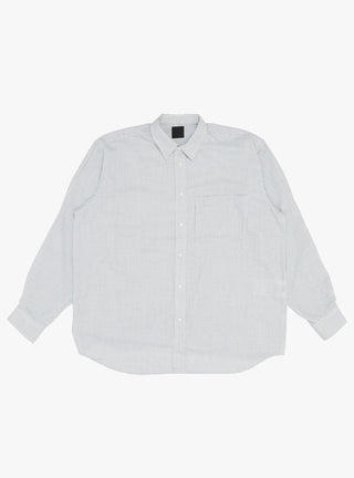 Tech Regular Collar Shirt White & Black by Daiwa Pier39 