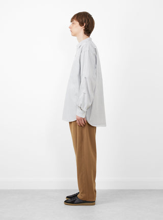Tech Regular Collar Shirt White & Black by Daiwa Pier39 