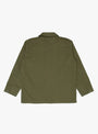 Mendal Ventile Welder's Jacket Olive by Pilgrim Surf + Supply at Couverture and The Garbstore rear 