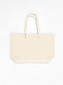 Pilgrim Gear Tote Bag Natural by Pilgrim Surf + Supply at Couverture and The Garbstore rear shot
