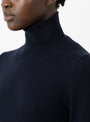 No.380 Audrey Navy by Extreme Cashmere at Couverture and The Garbstore close up
