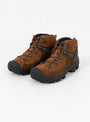 KEEN x Leave No Trace Targhee II Mid WP Brown at Couverture and The Garbstore pair