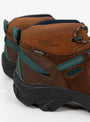 KEEN x Leave No Trace Targhee II Mid WP Brown at Couverture and The Garbstore close up