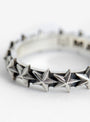Star Ring Silver by Maple at Couverture and The Garbstore close up
