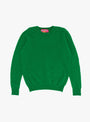 Shaggy Bear Jumper Green Star by Howlin at Couverture and the Garbstore