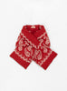 Linen Rayon Bandana Kesa Scarf Red by Kapital at Couverture and the Garbstore