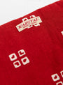 Linen Rayon Bandana Kesa Scarf Red by Kapital at Couverture and the Garbstore close up