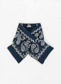 Linen Rayon Bandana Kesa Scarf Navy by Kapital at Couverture and The Garbstore