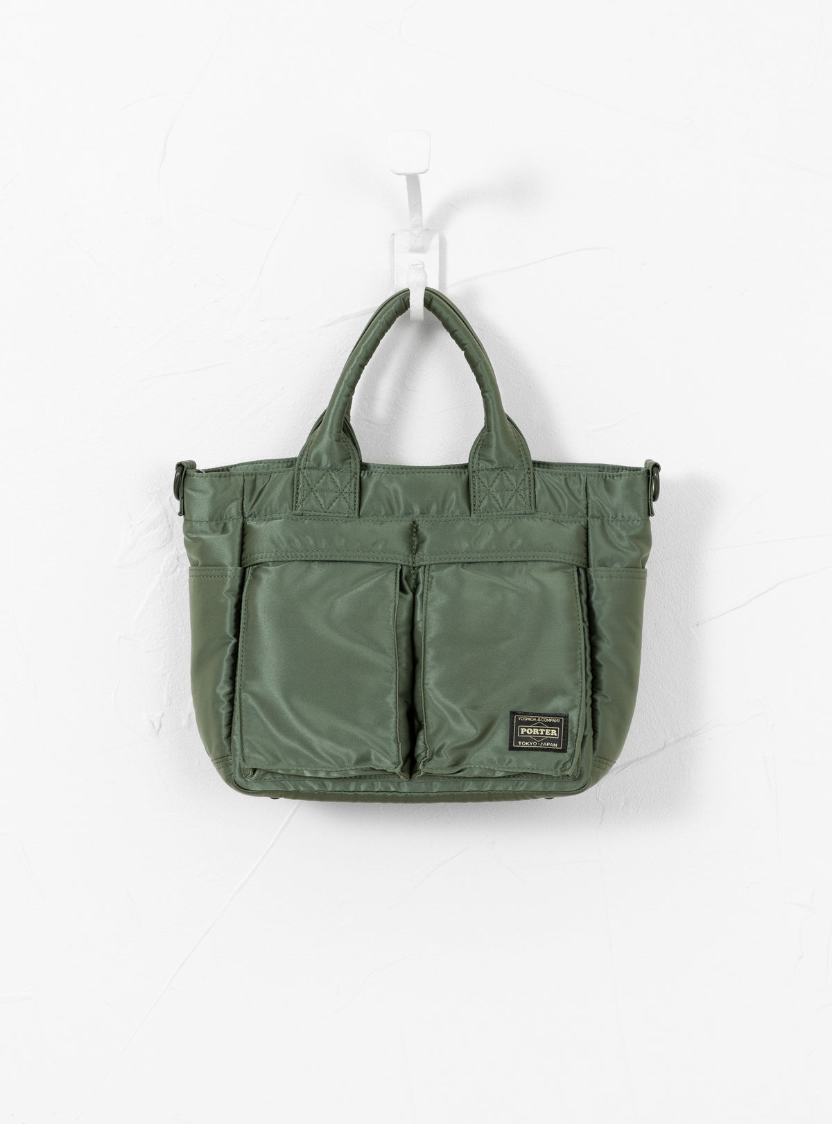 Bio-Nylon TANKER Tote Bag Sage Green by Porter Yoshida & Co 