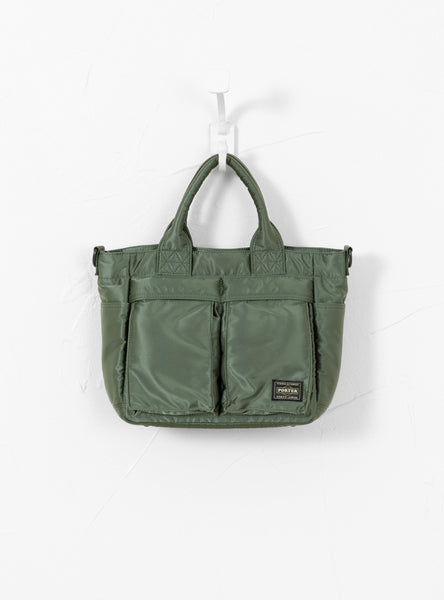Bio-Nylon TANKER Tote Bag Sage Green by Porter Yoshida Co