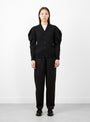 Melange Knit Cardigan Black by TOGA at Couverture and The Garbstore