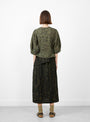 Sukuti Skirt Black Gold by Christian Wijnants at Couverture and The Garbstore rear shot 