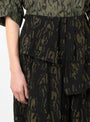 Sukuti Skirt Black Gold by Christian Wijnants at Couverture and The Garbstore close up