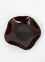Small Petal Plate Pecan by Sophie Lou Jacobsen at Couverture and The Garbstore from above