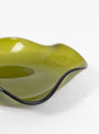 Small Petal Plate Olive by Sophie Lou Jacobsen at Couverture and The Garbstore close up