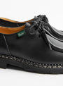 Michael Shoe Black Deer Leather by Paraboot at Couverture and The Garbstore detail
