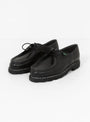 Michael Shoe Black Deer Leather by Paraboot at Couverture and The Garbstore pair