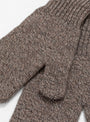 Olivia Mittens Brown by Skall Studio at Couverture and The Garbstore close up