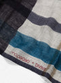 Divine Scarf Blue Grey by Mapoesie at Couverture and The Garbstore close up 