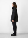 Cotton Field Jacket Black by Kaptain Sunshine at Couverture and The Garbstore model side profile