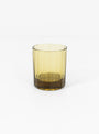Reed Tumbler Set Amber by Brut Homeware at Couverture and The Garbstore single glass