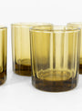 Reed Tumbler Set Amber by Brut Homeware at Couverture and The Garbstore close up