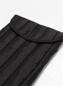 Puffy Laptop Sleeve 16" Black by Baggu at Couverture and The Garbstore close up 