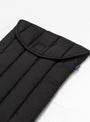Puffy Laptop Sleeve 13/14" Black by Baggu at Couverture and The Garbstore close up 